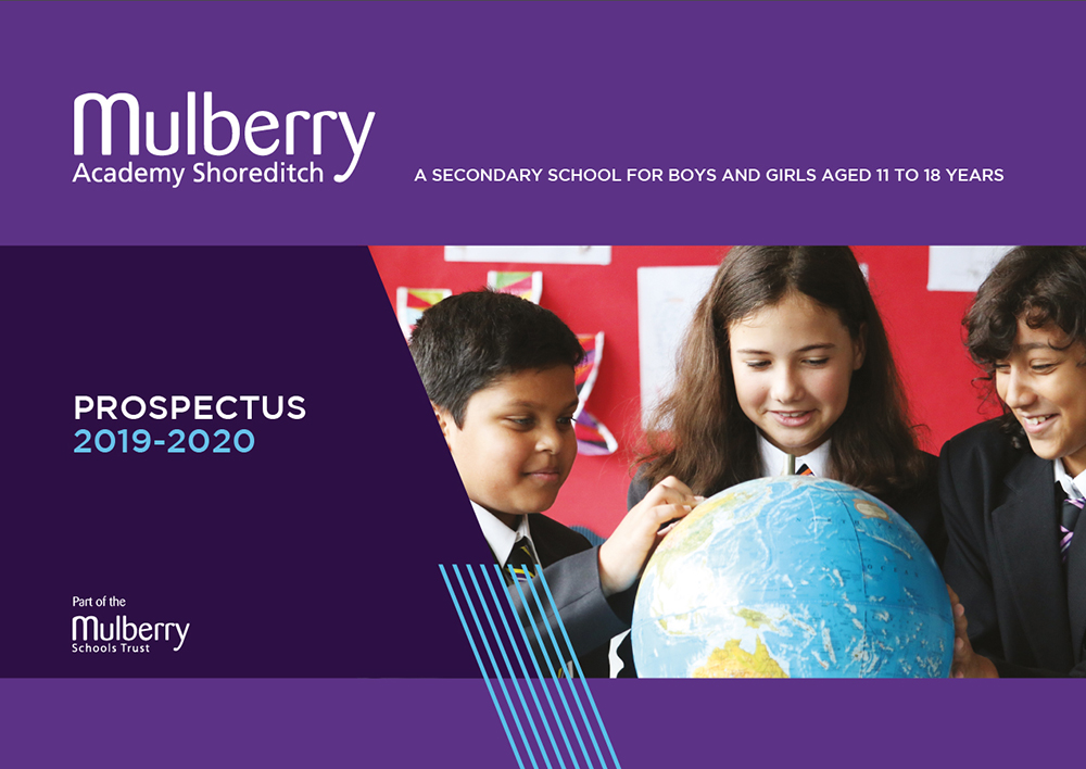 prospectus cover Mulberry Academy Shoreditch